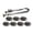 Gray, variant on Mega Cargo Control 2 Pack 2" x 12' E-Track Cam Buckle Strap for Motorcycle Pick up Truck Trailer Enclosed Cargo Tie Down WLL: 833 lbs Yellow