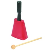 Basic Beat BB366 Cowbell on Handle - Easy to Hold, Bright Metallic Tone, Includes Mallet