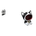thumbnail image 1 of Servilletero de hierro,Servilletero con forma de pata,color negro,Dispensador de toallas de papel con estante independiente,Estatua de escritorio,Estatua de gato con forma de cuenco para, 1 of 8