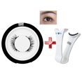 thumbnail image 1 of LUVCLS Pestañas postizas magnéticas para maquillaje, 1 par, 3D, naturales, con clip, T1, 1 of 7