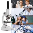 thumbnail image 3 of 64X-2400X Monocular Optical Microscope Elementary School Children Science Experimental Biology Teach, 3 of 5