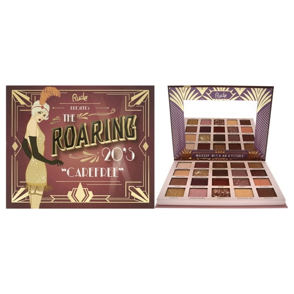 Rude Cosmetics Sombra Paleta de sombras de ojos The Roaring 20s - Carefree 0.85 oz Rude Cosmetics Sombra 0.85 oz
