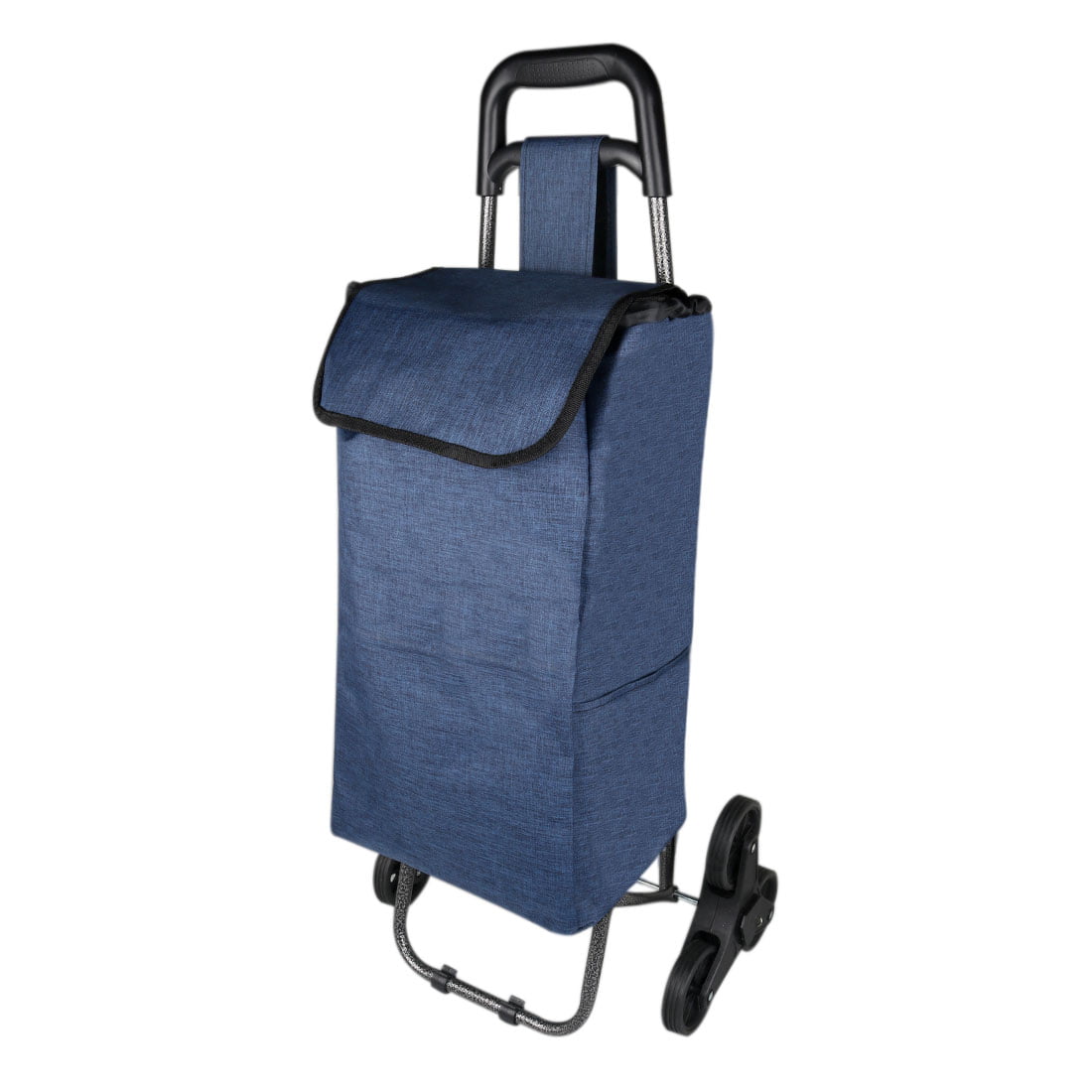 LYS Trolleys,Stair Climbing Shopping Cart with Wheels Trendy Folding Shopping Trolley Waterproof Cloth 39L Storage Bag