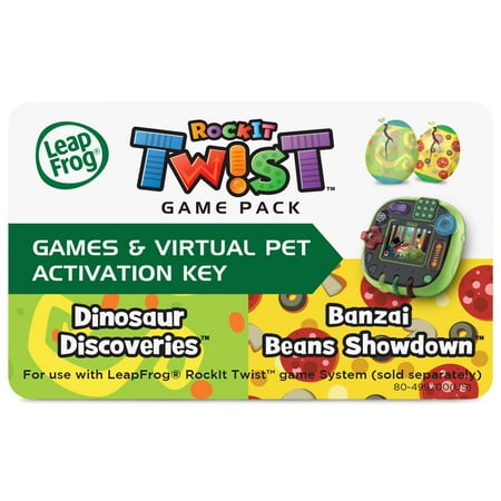 Dinosaur Discoveries and Banzai Beans Showdown Bundle Standard Edition - LeapFrog RockIt Twist