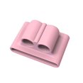 thumbnail image 4 of Methold Soporte de silicona antipérdida para Funda de silicona con correa portátil para para accesorios de AirPod Relojes inteligentes rosa 1 Stück, 4 of 5