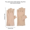 thumbnail image 2 of HOMEIORA Sun Gloves for Women UV Protection Fingerless Non Slip Sunscreen Driving Gloves for Summer Outdoor - Khaki, 1 Pair, 2 of 7
