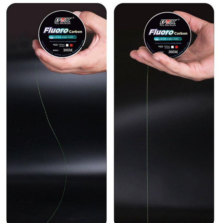 500M Invisible Fishing Line Speckle Fluorocarbon Coating Fishing Line  Wear-resistant Line Fishing Main Line Coffee 8.0 