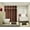 BUTTERFLY BROWN, variant on COMPLETE BATHROOM SET 2 BATH MATS 1 SHOWER CURTAIN &FABRIC HOOKS