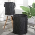 thumbnail image 4 of Reusable Gardening Waste Bag Waterproof Home Garden Supplies Trash Can Leaf Bin & 2 Handles Black 10 Gal 37L, 4 of 9