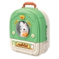 thumbnail image 1 of Juguetes Portadores, Creatividad Educativa, Mochila para Mascotas, Animales de Juguete, Juguetes para Mascotas de Dibujo verde, 1 of 4