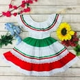 thumbnail image 2 of unik Girl's Traditional Mexican Cinco De Mayo Fiesta Dress Red Size 6, 2 of 5