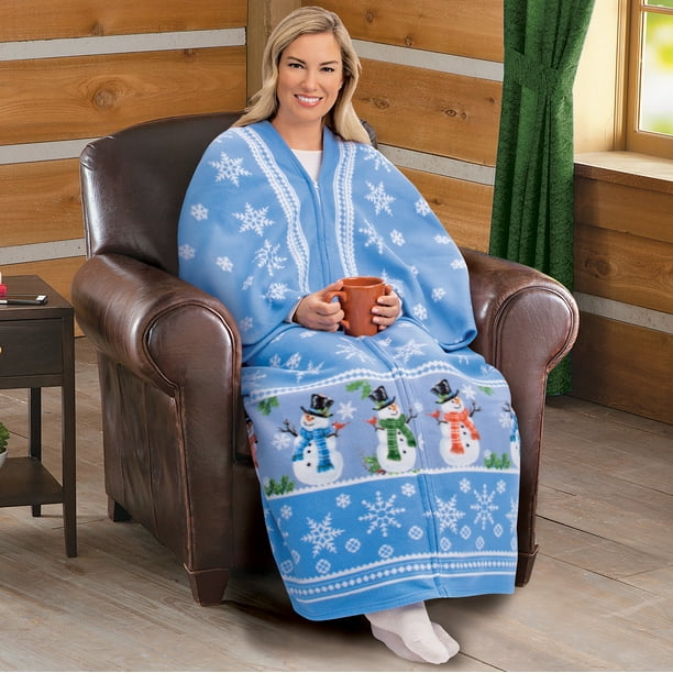 Snuggle Up In Cuddle Wrap Blankets Against The Cold Winter Ahead