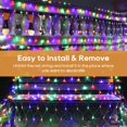 thumbnail image 3 of 4.9ft x 4.9ft Christmas Net Lights 96 LED 8 Modes Fairy String Lights Waterproof Bush Mesh Lights for Wedding  Party  Decorations, 3 of 8