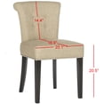 thumbnail image 5 of Safavieh Sinclair 21"H Ring Chair (Set Of 2) - Silver Nail Heads, 5 of 7