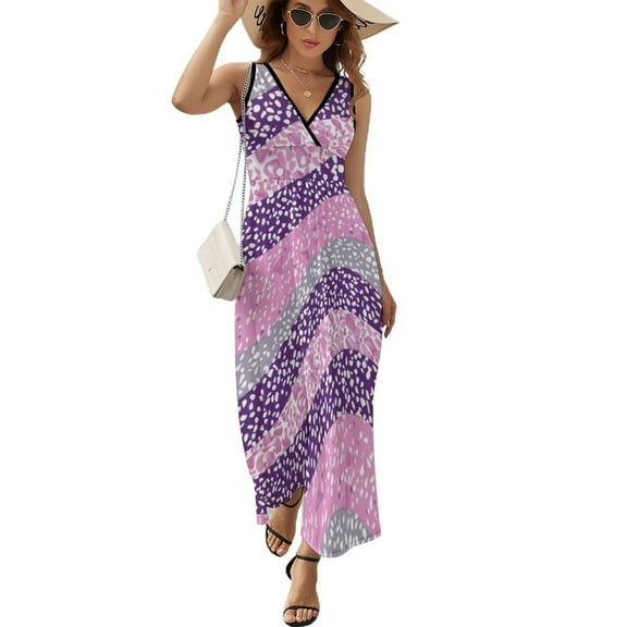 Animal Print Patterns Art Sleeveless Dress Women's Summer Suit Dresses for Women 2025 Luxury Party Dress