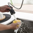thumbnail image 3 of Kitchen Water Tap For Sink Kitchen Faucet With Pull-Out Spray Single-Lever Mixer Taps, Black, 3 of 5