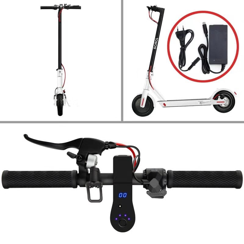 Kids Electric Scooter Bike, Powerful 350W Motor, 18.6 Miles Long-Range Battery, Up to 15.6 MPH, 8.5" Vacuum Tyres, Portable Folding Design Commuting Motorized Scooter for Kids Adults