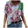 thumbnail image 2 of DailyTrove Women's Striped Boat Neck Blouse - 3/4 Sleeve Casual Top, Chic for Office & Outings, 2 of 6