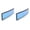 Multicolor, variant on XiYing Car Interior Wide Angle Rearview Mirror | Anti-Glare Blue Tint | Hd Glass | Clip On Design | Blind Spot Eliminator | Backseat Visibility