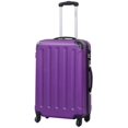 thumbnail image 2 of 3 Pcs Luggage Travel Set Bag ABS Trolley Suitcase Purple, 2 of 7