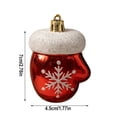 thumbnail image 3 of Christmas Hanging Ornaments Santa Snowman Candy Cane Pendants Indoor Xmas Party Tree Decor Pendants Set, 3 of 6