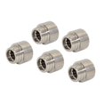 thumbnail image 1 of 5pcs Adaptador de Conector de Extensión de Tubería de Manguera de material acero de Dos Extremos 15mm, 1 of 5