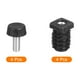 thumbnail image 3 of Uxcell 4 juegos de patas niveladoras, M6x15x15mm, nivelación cuadrada para muebles, se adapta a agujero de 22mm para mesa, silla y muebles, 3 of 6
