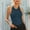 Blue, variant on Giftesty Tank Tops for Women Summer Women Solid Color Round Neck Pocket Sleeveless Casual Tee Tops Tank