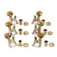thumbnail image 2 of Guitar Tuning Key, 6 Pcs Full Closed Guitar Tuning Key, Accurate, Fast Operation, Metal Tuning Pegs, Zinc Alloy, Acoustic Electric Guitar Gold, 2 of 8