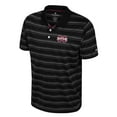 thumbnail image 2 of Men's Colosseum  Black Mississippi State Bulldogs Milk Steak Polo, 2 of 3