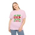 thumbnail image 4 of Unisex Heavy Christmas Cotton T-Shirt Will Trade Him For More Gifts, 4 of 10