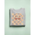 thumbnail image 3 of Leo The Lion Emoji - Zodiac Vibes Graphic Women's Sweatshirt, 3 of 4