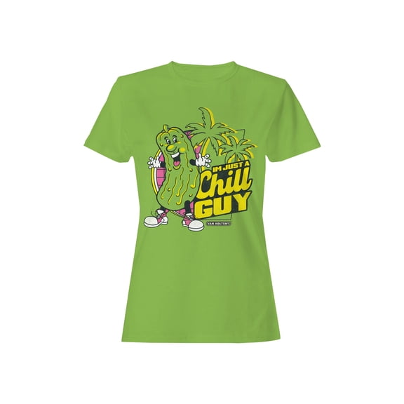 Officially Licensed Van Holten’s Pickles Chill Guy Women's T-shirt