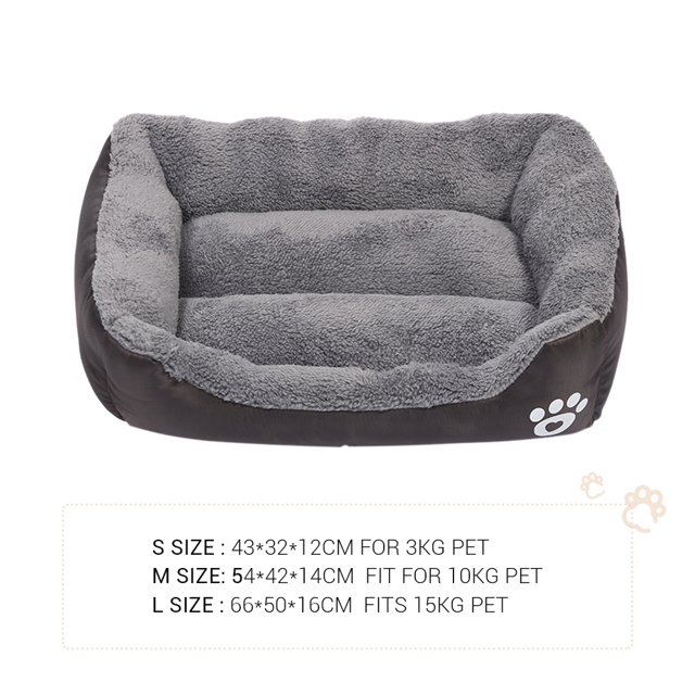 Pet Kennel Nest Anti Bite Non Slip Dirty Proof Warm Dog Sleeping Bed