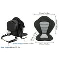 thumbnail image 2 of Siège de Kayak avec Sac de Rangement Détachable Siège de Canot Réglable Coussin de Kayak à Assis sur le Dessus, 2 of 8