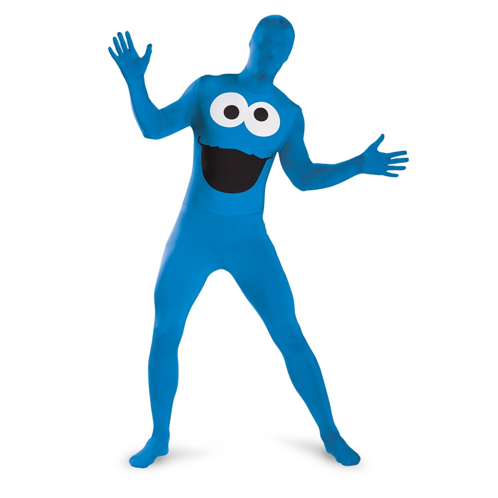 Sesame Street Cookie Monster Bodysuit Teen/Adult Costume - Walmart.com.