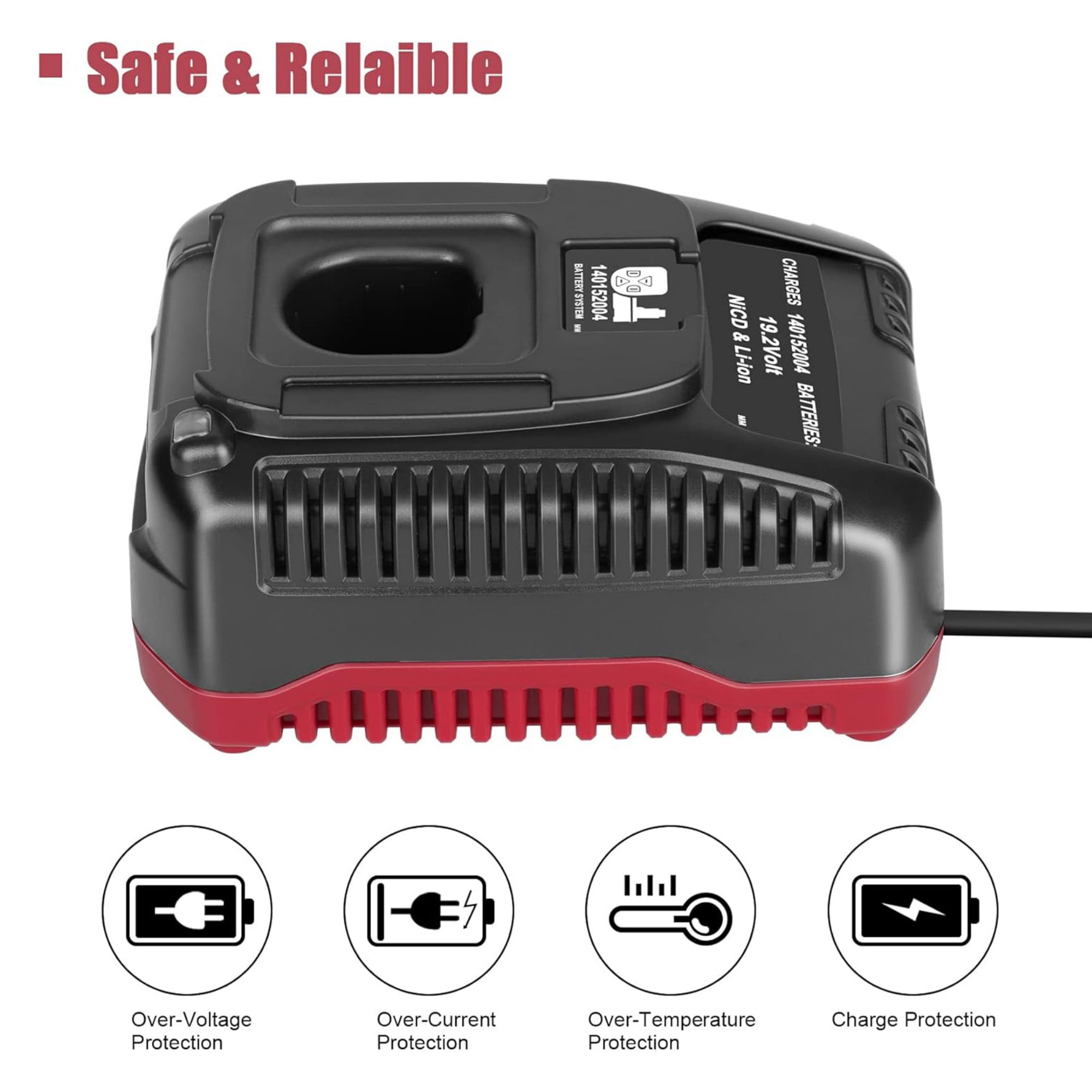 19.2V C3 Charger for Craftsman 19.2 Volt XCP Li-ion Ni-CD Battery 140152004