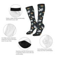 thumbnail image 6 of Bingfone Compression Socks For Women And Men Long Socks For Running Athletic Cycling Nurse-Space, 6 of 9