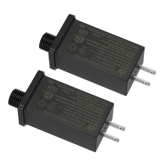 Uxcell 29V 48W LED Power Supply, 2pcs DC Low Voltage Transformer IP44 LED Driver, Black