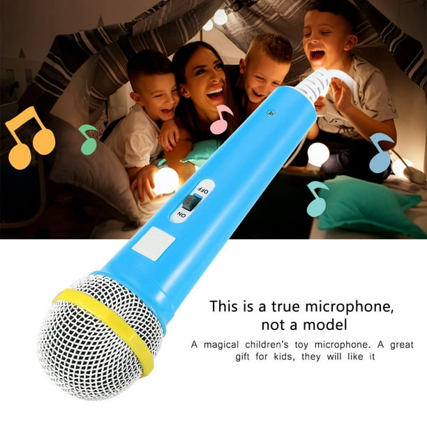 Microphone karaoké sans fil Bluetooth pour enfants chantant, haut-parleur  portable 5 en 1 avec lumières LED, lecteur de musique, fête à la maison,  anniversaire, tous les smartphones 【 Q78 Or Rose 】
