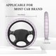 thumbnail image 3 of Fotbe Floral Purple Buffalo Plaid Funda para Volante Universal de 15 pulgadas, Accesorios para Auto para Hombre y Mujer, Protector de Volante Cómodo para SUV y Sedán, 3 of 6