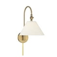 thumbnail image 5 of Trade Winds Marcus 1-Light Wall Sconce in Natural Brass, 5 of 6