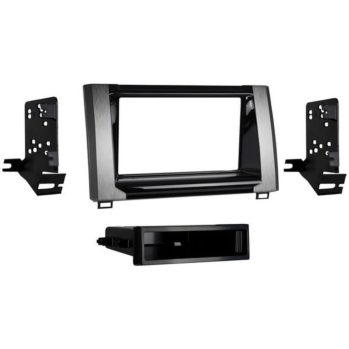 Double DIN Dash Kit For Toyota Sequoia & Tundra 2007-2011 - Radio Installation Mount With Pocket