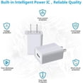 thumbnail image 3 of Cargador Carga Usb 5w Adaptador Para iPhone 5 6 7 8, 3 of 5