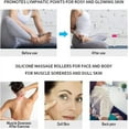 thumbnail image 3 of Rouleau pour les Yeux, Poignée Antidérapante pour Massage Ciblé, Rouleau Facial Anti-Rides, Rouleau en Acier Inoxydable pour Refroidissement Rapide, 3 of 5