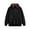 Mens Hoodies & Sweatshirts Black, variant on M-5X Mens Plus Size Hoodies with Front Pocket and Half Zipper Pullover Sweatshirts Big & Tall Long Sleeve Plaid Printed Warm Slim-Fit Hooded Tops