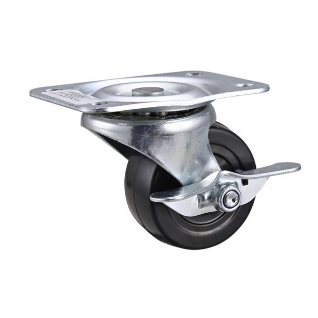 Goma moldeable giratoria Caster Projex, 6 cm de profundidad, 186 kg, tapa de carga.
