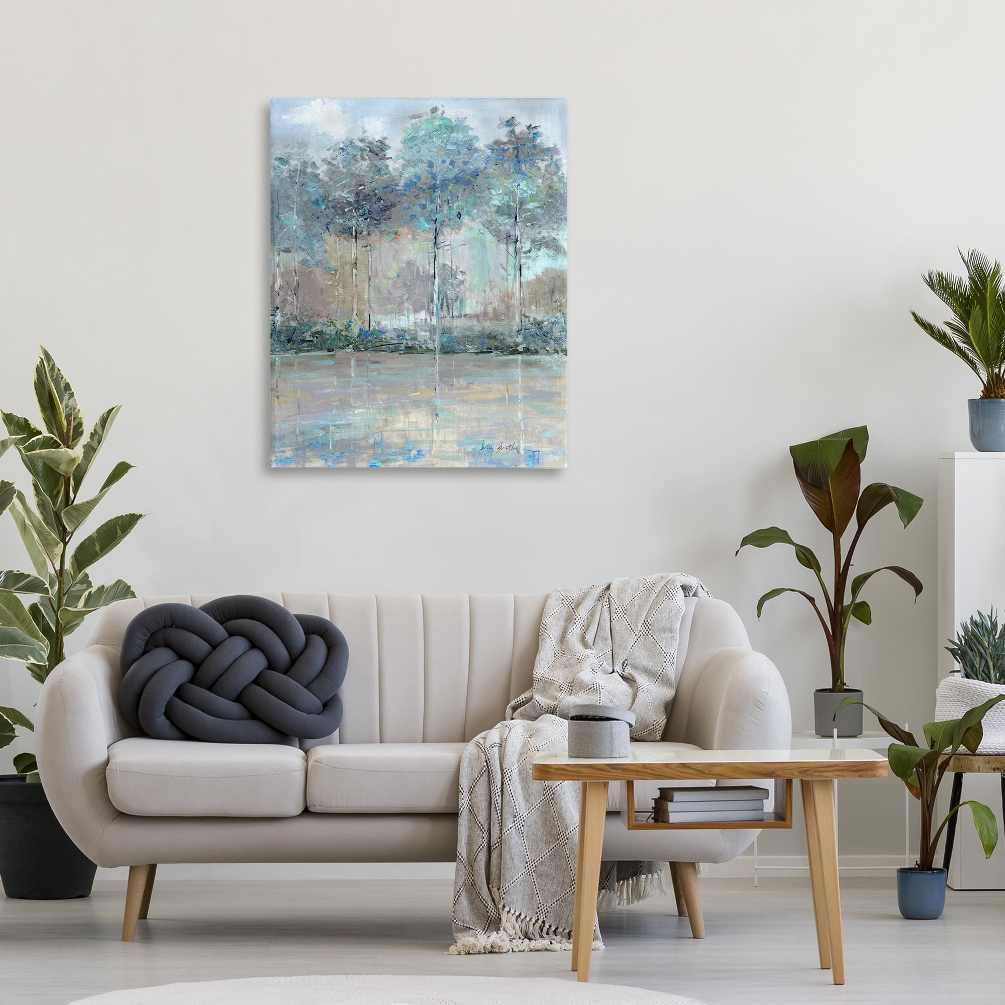 Stupell Industries Subdued Expression of Trees Canvas Wall Art, design by Sally Swatland