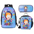 thumbnail image 1 of Juego de mochila para niños MUXIY 3 piezas diseño divertido de dibujos animados, 1 of 2