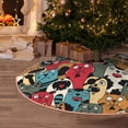 thumbnail image 5 of Sikiie Different Cats 1 Nativity Christmas Tree Skirt, Jesus Christian Winter Holiday Tree Mat Decoration(30-48IN)30", 5 of 6